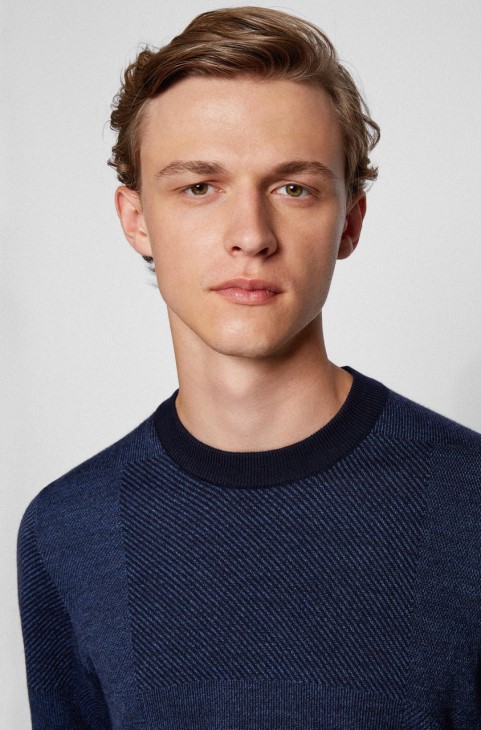 Boss Knit Natalino 50457688 μαύρο
