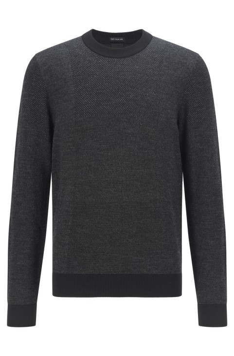 Boss Knit Natalino 50457688 μαύρο
