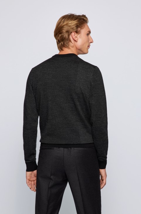 Boss Knit Natalino 50457688 μαύρο
