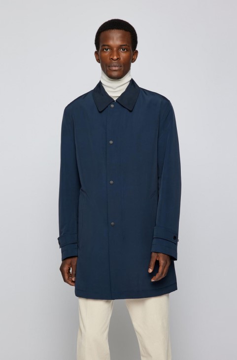 παλτό Boss Dain 50457490 σκούρο μπλε
