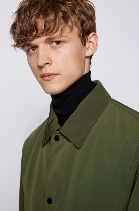 παλτό Boss Dain 50457490 σκούρο μπλε
