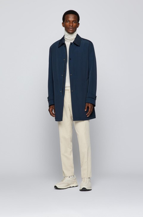 παλτό Boss Dain 50457490 σκούρο μπλε
