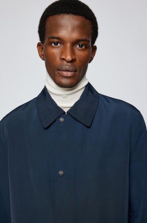 παλτό Boss Dain 50457490 σκούρο μπλε
