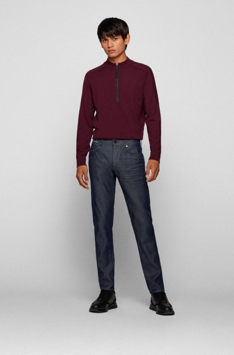 Boss X Porsche 5 Pocket Tapered 50458206 Navy
