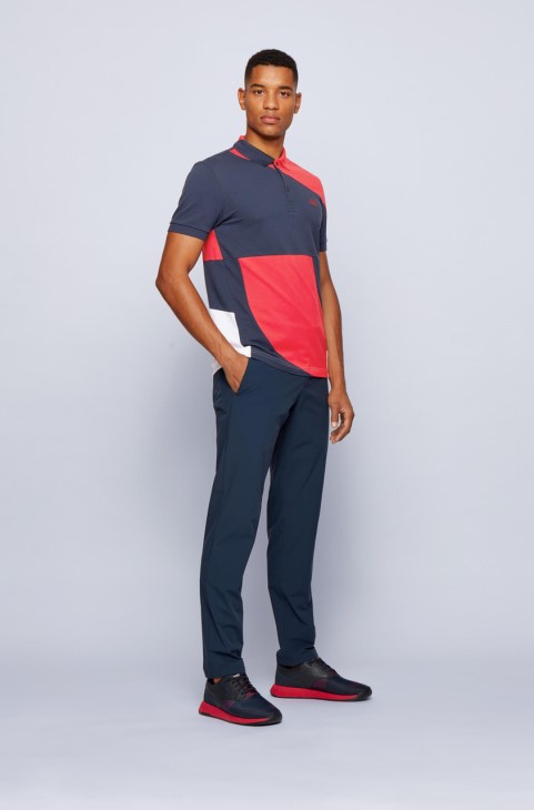 Boss Polo Paddy3 50442968 ροζ
