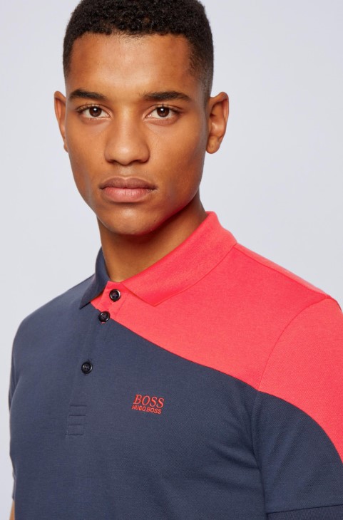 Boss Polo Paddy3 50442968 ροζ
