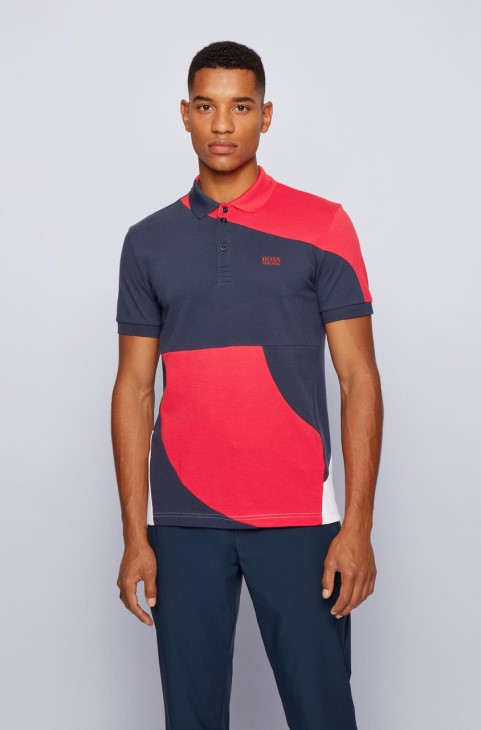 Boss Polo Paddy3 50442968 ροζ
