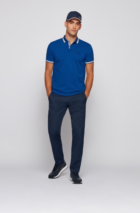 Boss Polo Paddy 2022 50398302 μπλε
