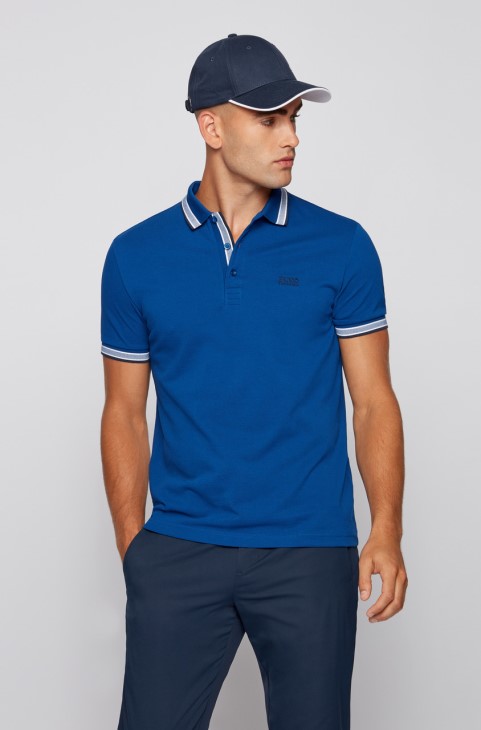 Boss Polo Paddy 2022 50398302 μπλε
