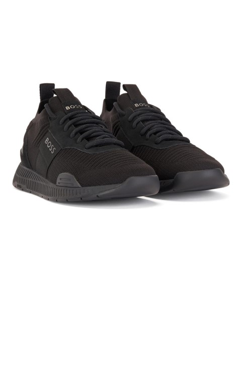Boss Trainers Titanium Nos 50470596 μαύρο
