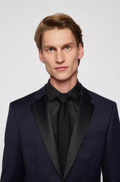 μπουφάν Boss H-huge-tux-n 50469191 μαύρο
