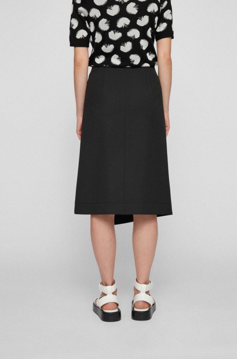 φούστα Boss Vollemo 50457861 μαύρη
