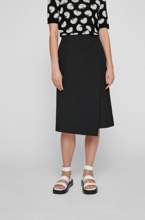 φούστα Boss Vollemo 50457861 μαύρη
