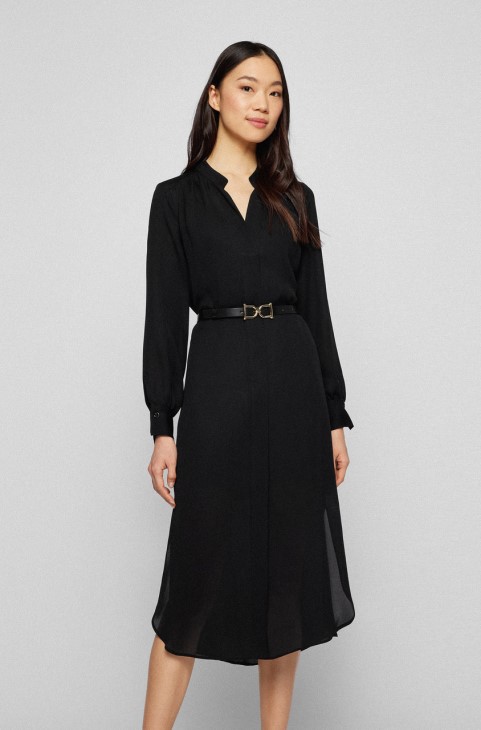 ζωνη Boss Kristin 50470542 μαύρη