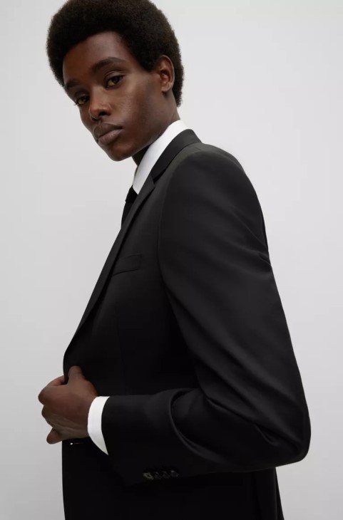 μπουφάν Boss Suit H-huge 50469171 μαύρο
