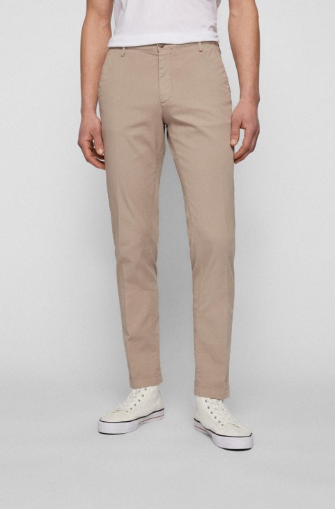 Boss Casual Trouser Rice3 Nos 50468721 μπεζ
