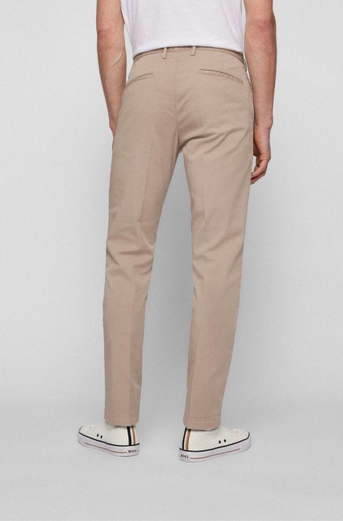 Boss Casual Trouser Rice3 Nos 50468721 μπεζ
