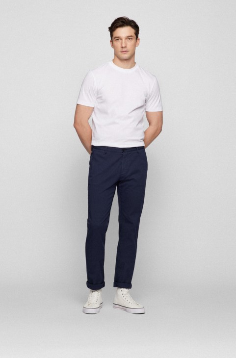 Boss Casual Trouser Rice3 Nos 50468721 μπεζ
