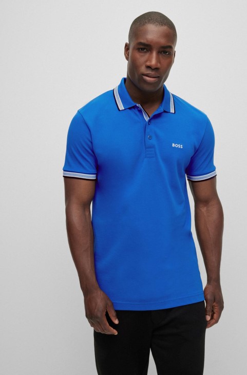Boss Polo Paddy Nos 50469055 μπλε
