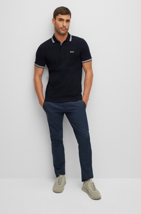 Boss Polo Paddy Nos 50469055 μπλε
