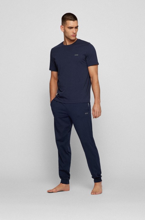 μπλουζάκι Boss Sleepwear 50469550 μαύρο
