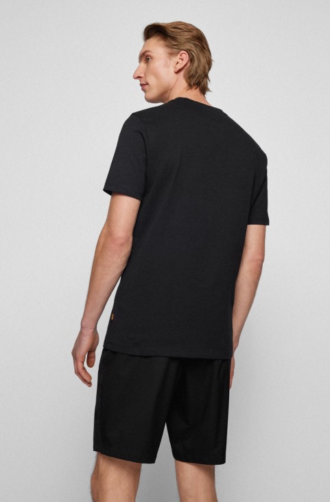 Boss T-shirt Tales 50472584 μαύρο

