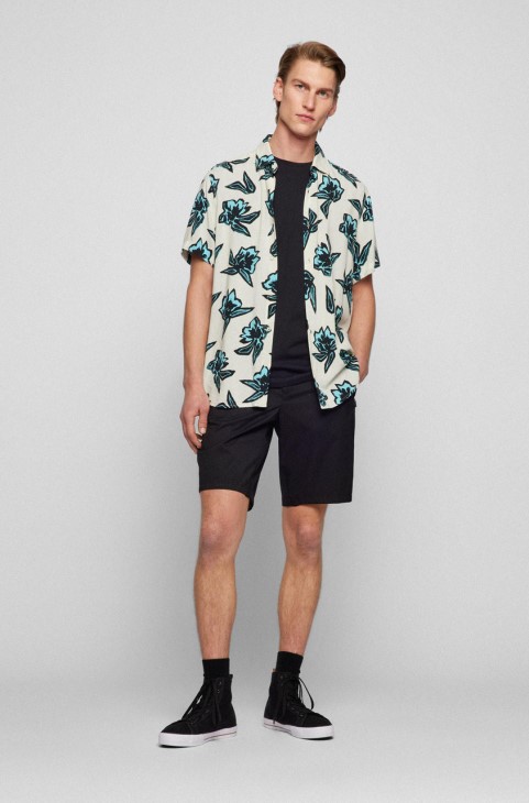 Boss T-shirt Tales 50472584 μαύρο
