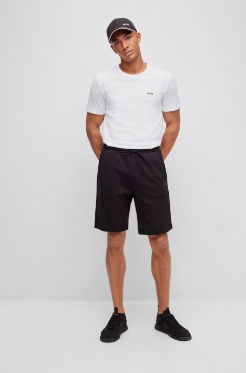 Boss T-shirt Tee καμπυλωτό Nos 50469045 Navy
