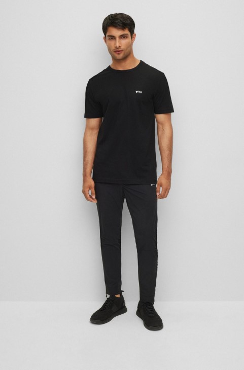 Boss T-shirt Tee καμπυλωτό Nos 50469045 Navy
