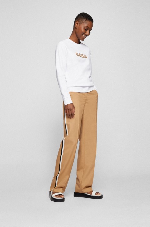 πουλόβερ Boss C έλαμπος 50468357 κίτρινο
