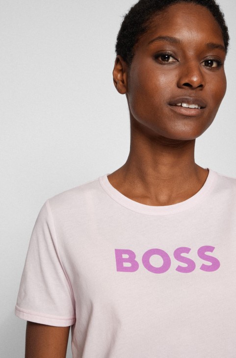 Boss S/s Tee C Elogo 50472255 ροζ
