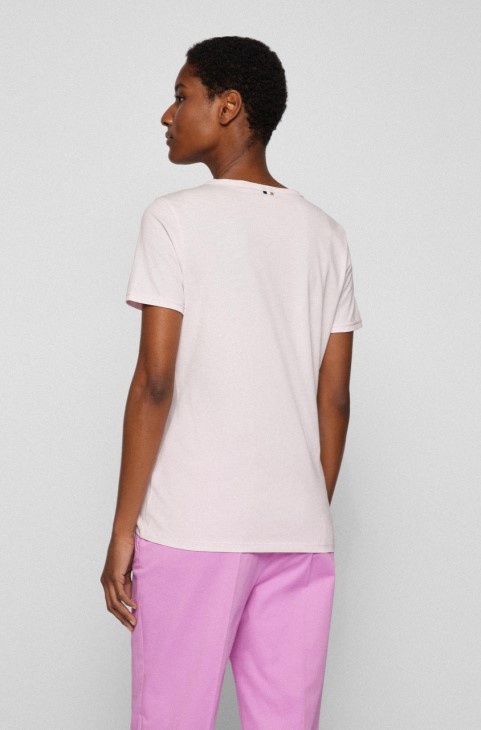 Boss S/s Tee C Elogo 50472255 ροζ
