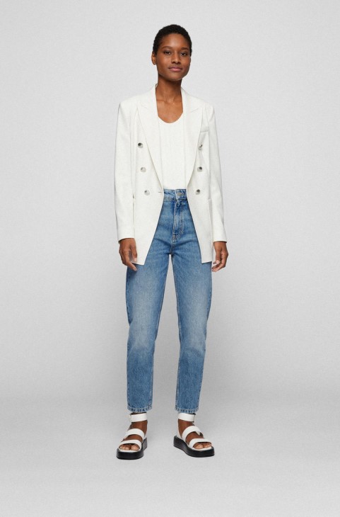 Boss Modern Mom Jeans 50467947 φωτεινό μπλε
