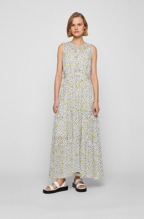 φόρεμα Boss Dabeala 50473254 Whitepattern
