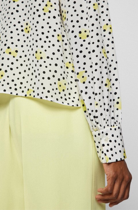 μπλούζα Boss Baboah 50472282 Whitepattern
