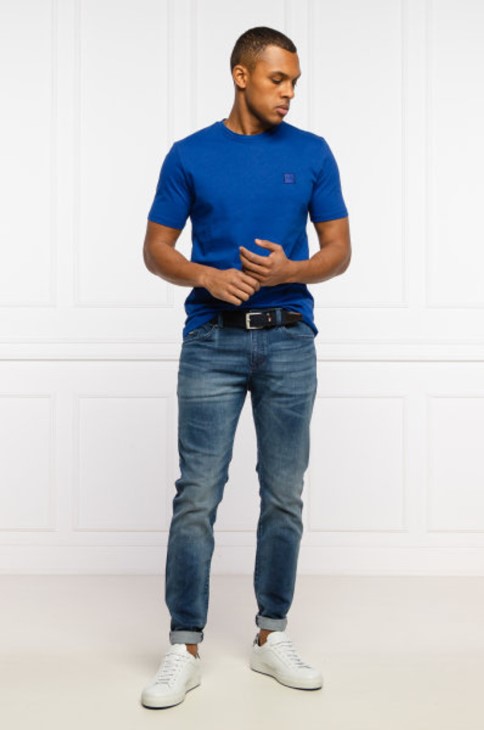 Boss T-shirt Tales 50459448 μπεζ
