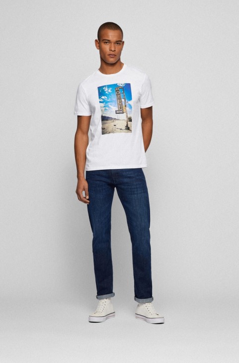 μπλουζάκι αφεντικού Thinking4 50472655 λευκό
