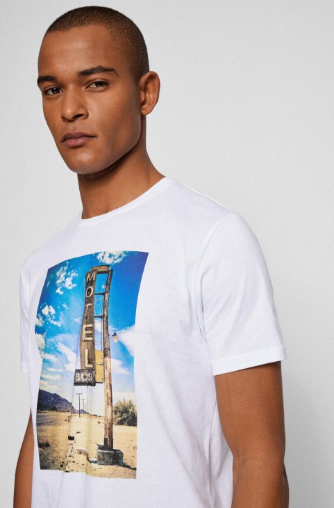 μπλουζάκι αφεντικού Thinking4 50472655 λευκό
