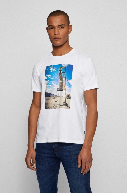 μπλουζάκι αφεντικού Thinking4 50472655 λευκό
