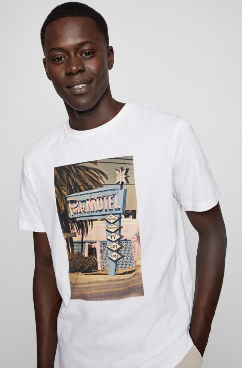 μπλουζάκι αφεντικού Thinking4 50472655 λευκό
