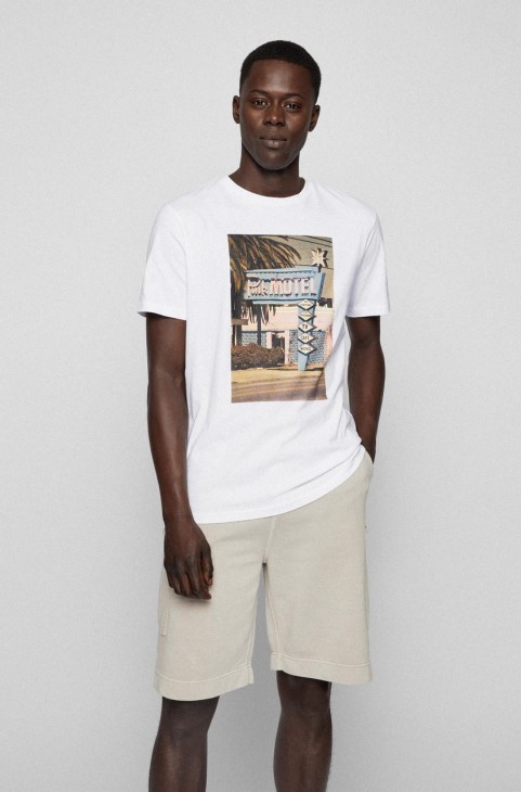 μπλουζάκι αφεντικού Thinking4 50472655 λευκό
