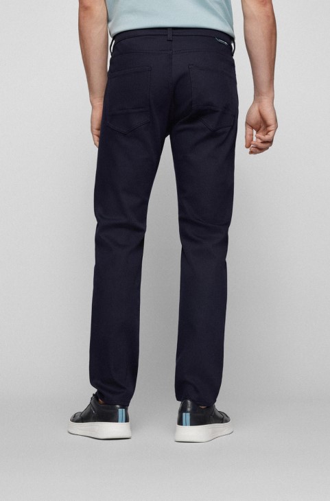 Boss X Porsche Jeans κωνικό 50468143 σκούρο μπλε
