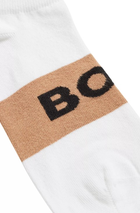 Boss 2 Pack Logo κάλτσα 50467747 φυσική
