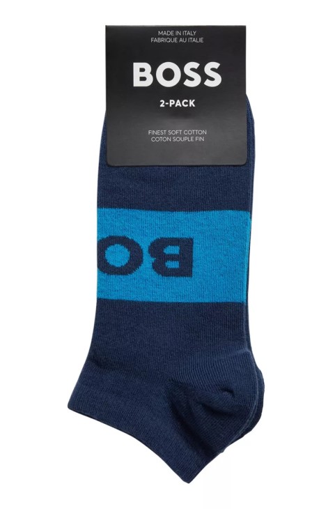 Boss 2 Pack Logo κάλτσα 50467747 φυσική

