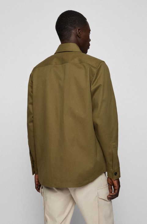 Boss Oversized πουκάμισο Locky 50470579 χακί
