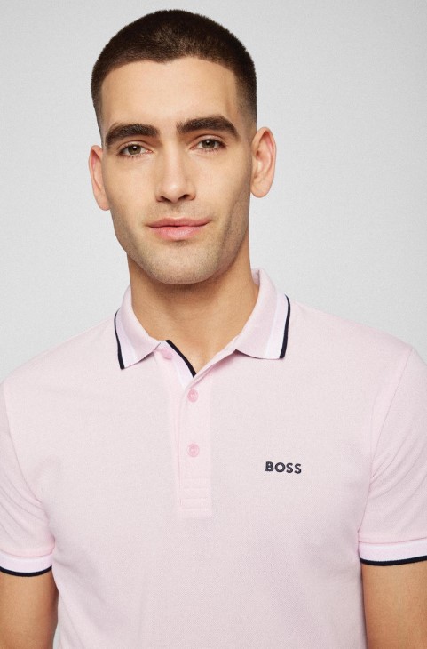 Boss Polo Paddy 50468983 ανοιχτό πράσινο
