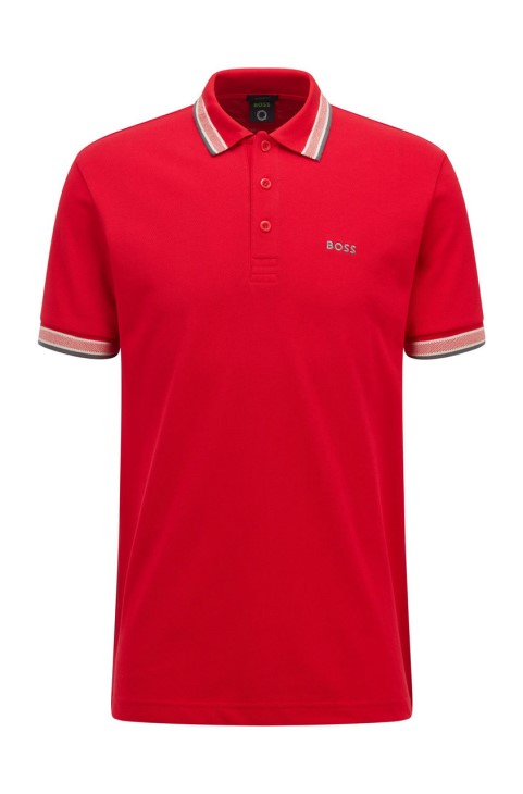 Boss Polo Paddy 50468983 ανοιχτό πράσινο
