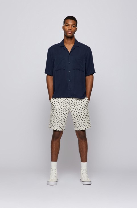 σορτς Boss Schino S 50467079 λευκό
