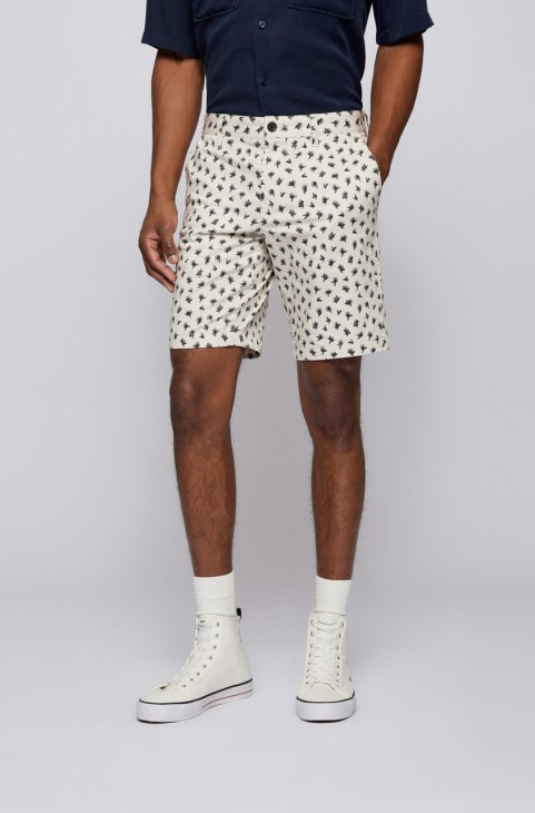 σορτς Boss Schino S 50467079 λευκό
