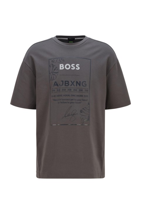 μπλουζάκι Boss Talboa Aj 50468077 λευκό